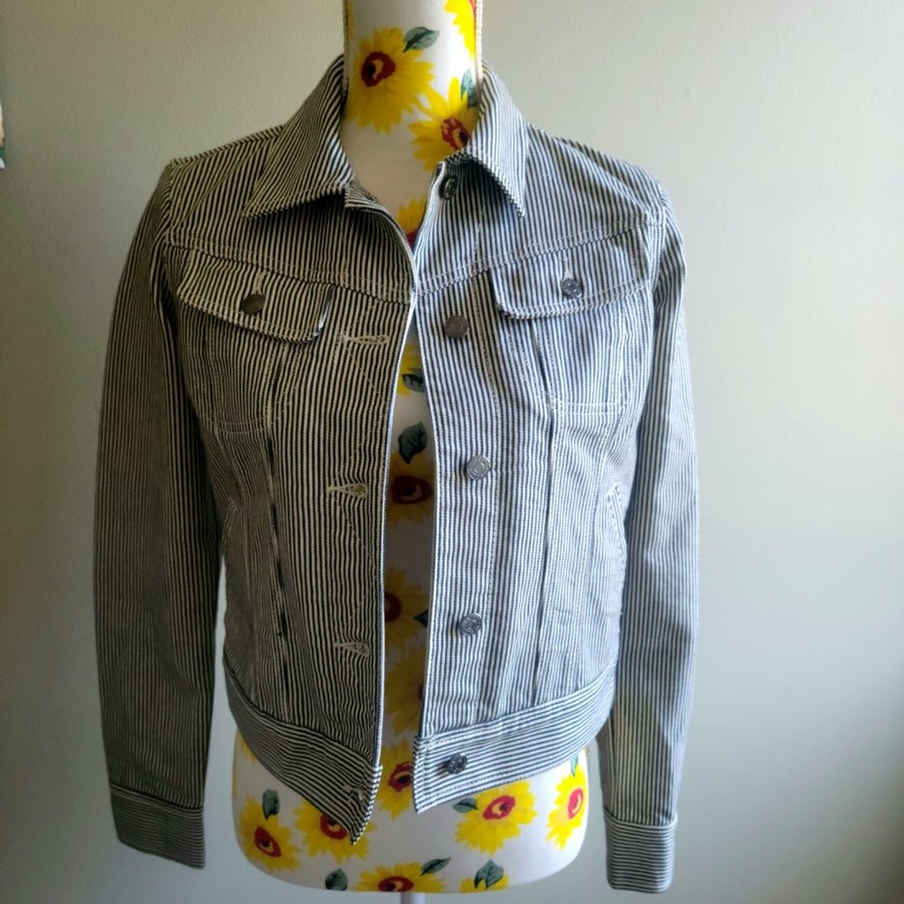 Ralph Lauren striped jean jacket